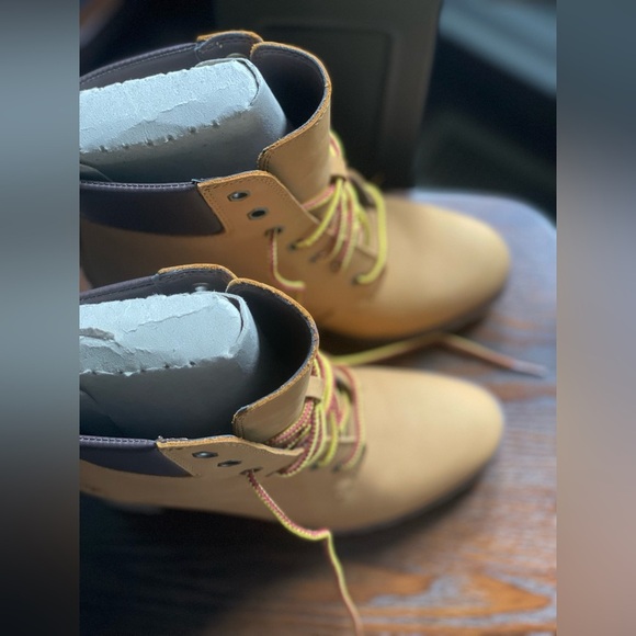 Timberland Leather Lace-Up Heeled Boots - Allington - Picture 7 of 7